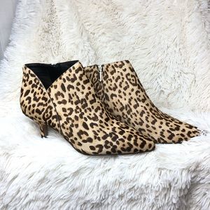 Sam Edelman Leopard Print Ankle Boots